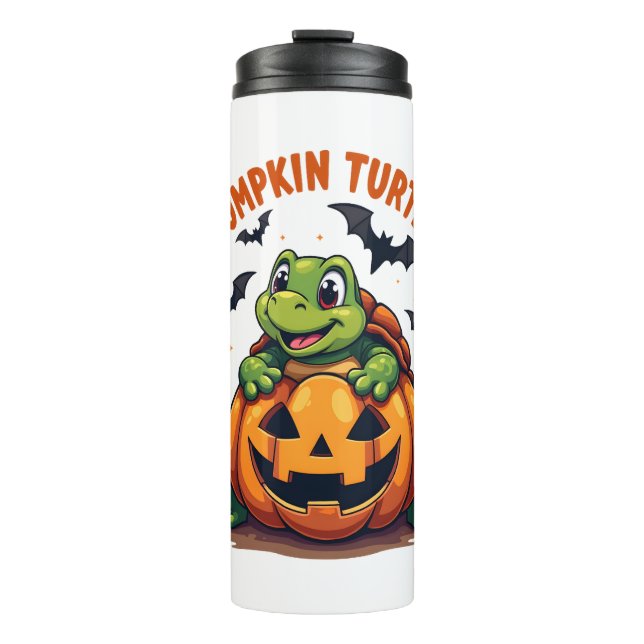 Garrafa Térmica Tartaruga de abóbora (Frente)