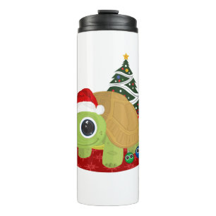 Garrafa Térmica Tartaruga de Natal
