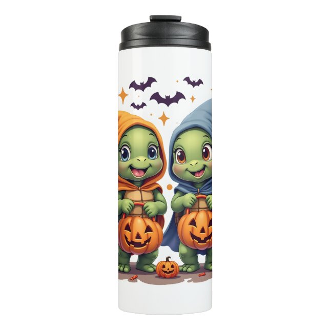 Garrafa Térmica Tartaruga do Mar das Bruxas Tartarugas Fantasmas T (Frente)