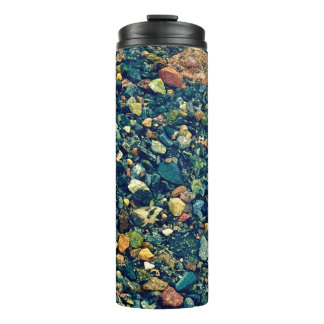 Garrafa Térmica tatuagem, Bonito Pequeno Pebbles