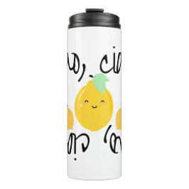 Garrafa Térmica Tchau, Tchau! [com limão (limoni)]