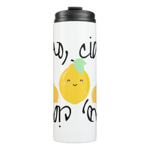 Garrafa Térmica Tchau, Tchau! [com limão (limoni)]