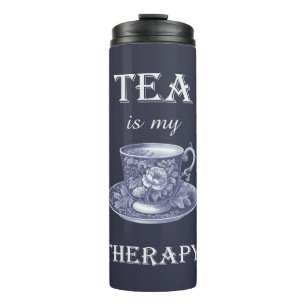 Garrafa Térmica Tea É Minha Terapia Tumbler Térmica