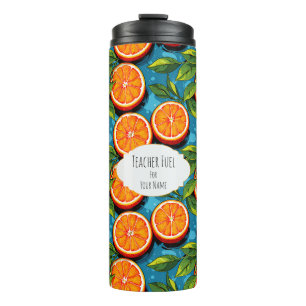 Garrafa Térmica Teacher Fuel Orange – Copo Térmico Personalizado