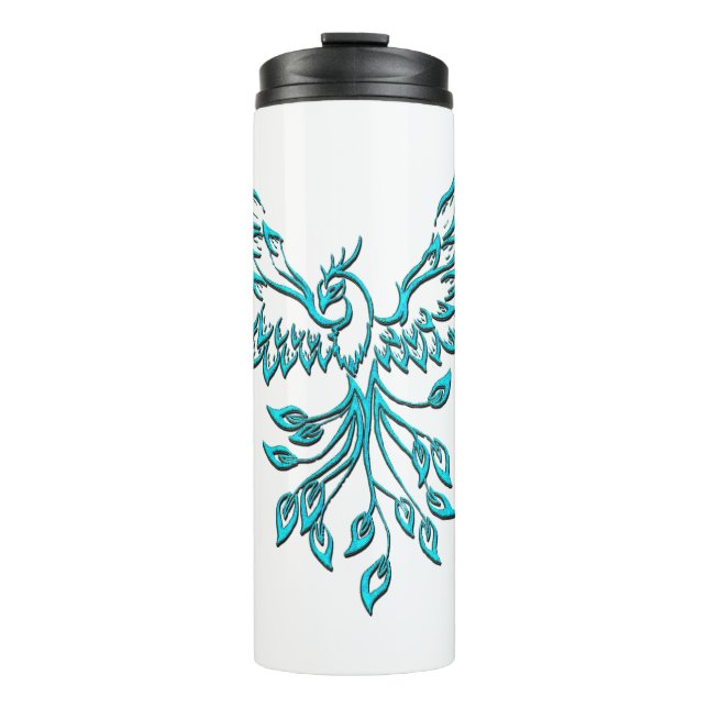 Garrafa Térmica Teal Blue Phoenix nasce (Frente)