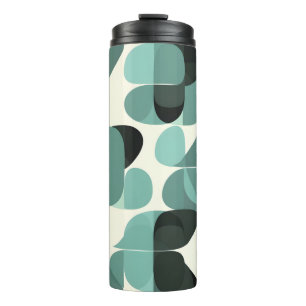 Garrafa Térmica Teal Moderno do Meio século MCM Vintage Era Atômic