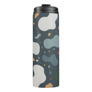 Garrafa Térmica Tecido Personalizado de Estilo Terrazzo Minimalist
