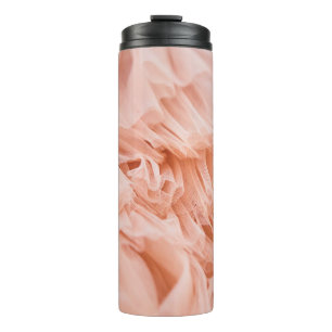 Garrafa Térmica Tecido rosa macio em cores pastel. Tecidos 