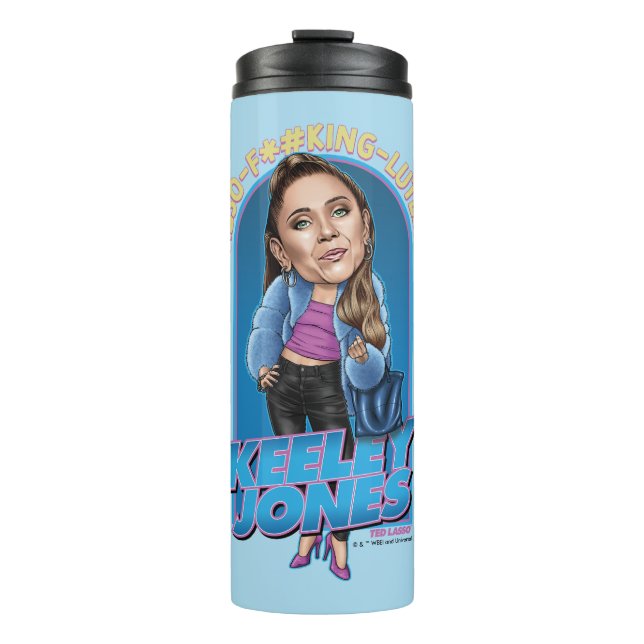 Garrafa Térmica Ted Lasso | Keeley Jones Bobblehead (Frente)