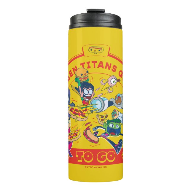Garrafa Térmica Teen Titans Go! Ir (Frente)