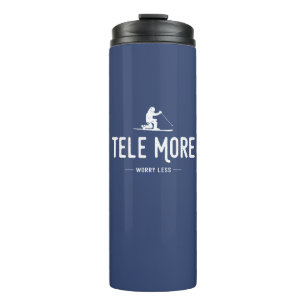 Garrafa Térmica Tele Mais Preocupado Menos