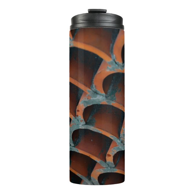 Garrafa Térmica Telhado laranja (Frente)