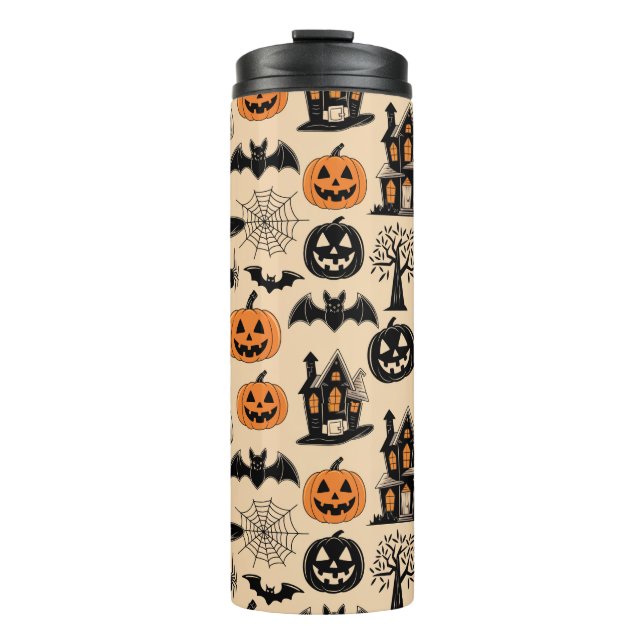 Garrafa Térmica Tema incrível de Halloween (Frente)