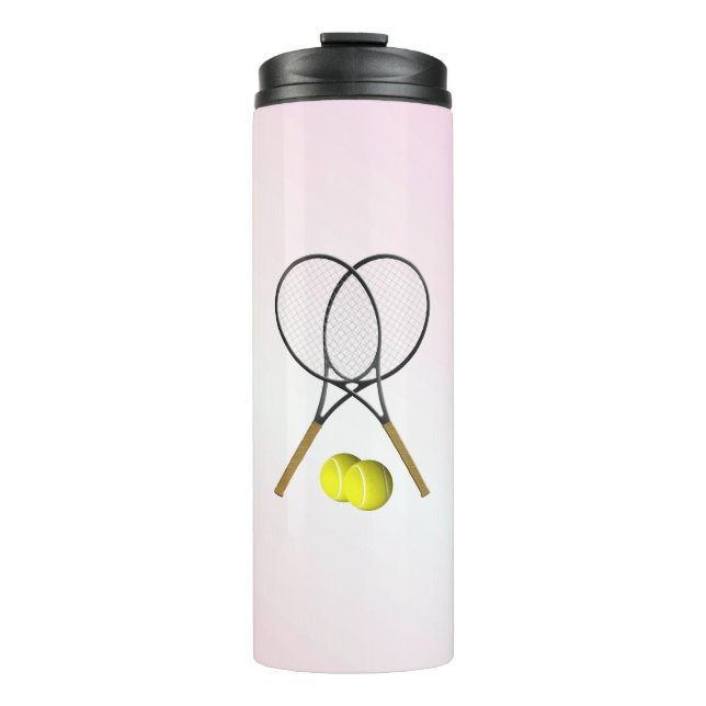 Garrafa Térmica Tênis Rosa Esportes (Frente)
