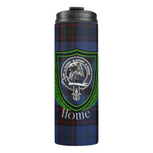 Garrafa Térmica Térmica Clan Escocês Home Tartan & Crista Tumbler