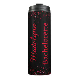 Garrafa Térmica Térmica de Noiva Personalizada Preto & Branco & Ve
