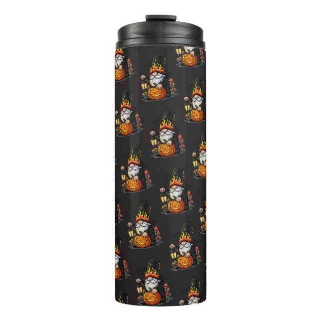 Garrafa Térmica Térmica Gnome de Halloween (Frente)