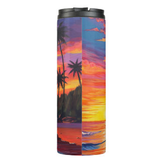 Garrafa Térmica Térmica Tropical Sunset Tumbler