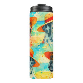 Garrafa Térmica Termo perros en el mar 