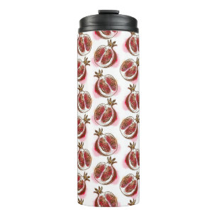 Garrafa Térmica Teste padrão com romã