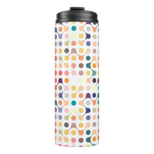 Garrafa Térmica Teste padrão da estrutura molecular