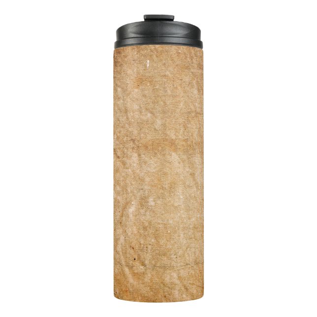 Garrafa Térmica Têxteis com canvas de textura (Frente)