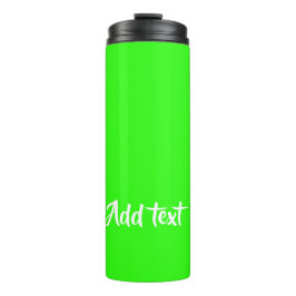 Garrafa Térmica Texto brilhante de texto personalizado