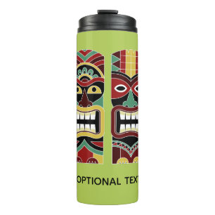 Garrafa Térmica Texto dos Totems legal de Tiki & tumbler feitos