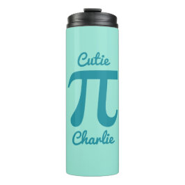 Garrafa Térmica Texto personalizado de Pi / Pizza Cutil & Tumbler 