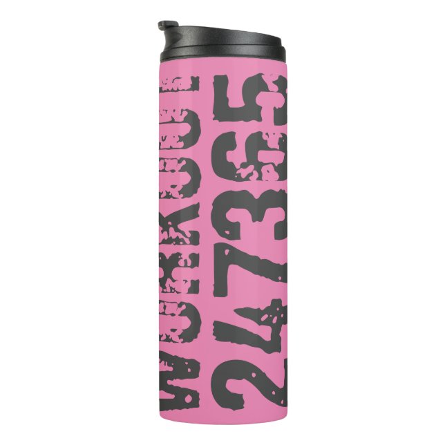 Garrafa Térmica Texto vestido e arranhado Workout 247365 rosa (Rotação à direita)