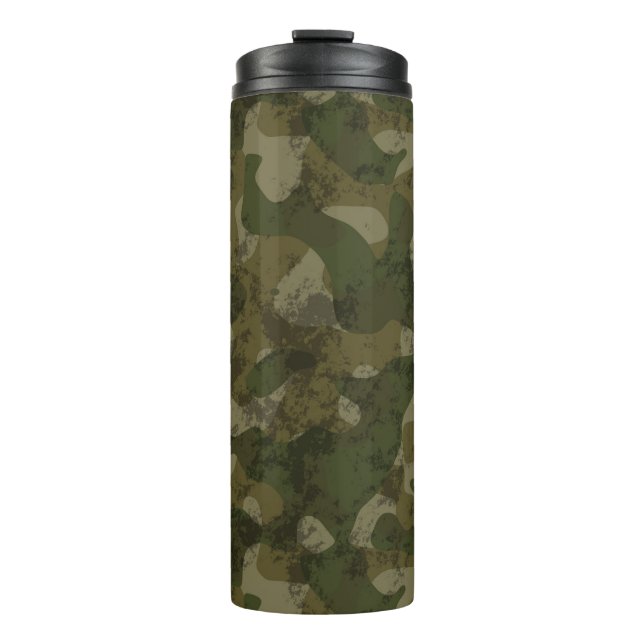Garrafa Térmica Textura Camuflada (Frente)
