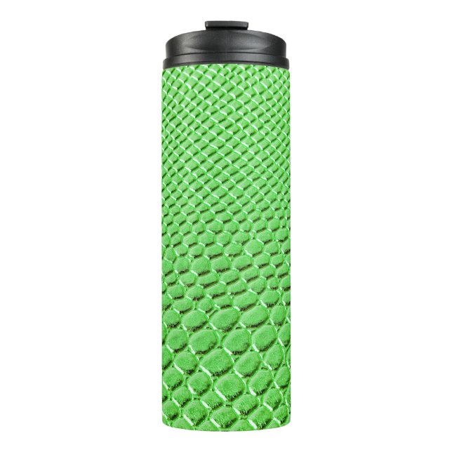 Garrafa Térmica Textura de granulado de couro, capa de fundo de co (Frente)