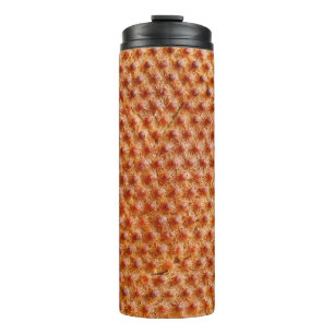 Garrafa Térmica Textura de pão com muitos pontos (após cozinhar li
