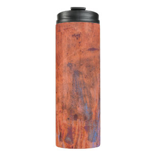 Garrafa Térmica Textura enferrujada antiga, abstrata, envelhecida,