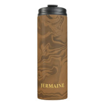 Textura marble Brown de nome personalizado