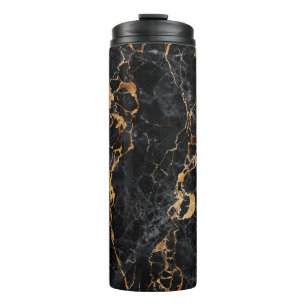 Garrafa Térmica Textura Marble: Superfície Elegante Da Pedra.