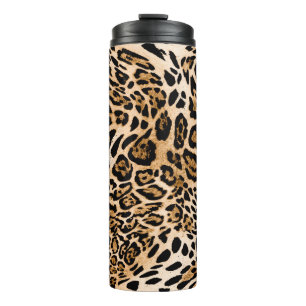 Garrafa Térmica Textura sem leopardo, pele de animal