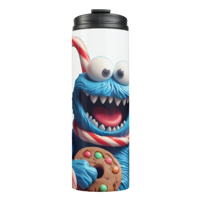 Garrafa Térmica The Gingerbread Monster | Funny Christmas Art (Frente)