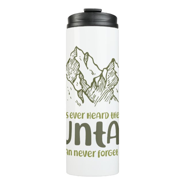 Garrafa Térmica The Voice of the Mountains (Frente)