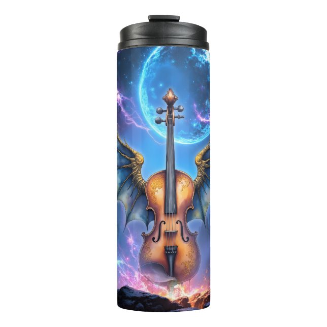 Garrafa Térmica The Winged Violin of Moonlit Realms (Frente)