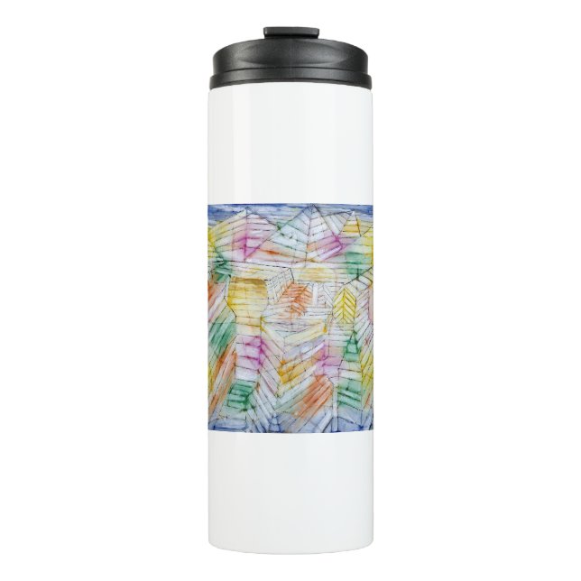 Garrafa Térmica Theater-Mountain-Construction (1920), por Paul Kle (Frente)