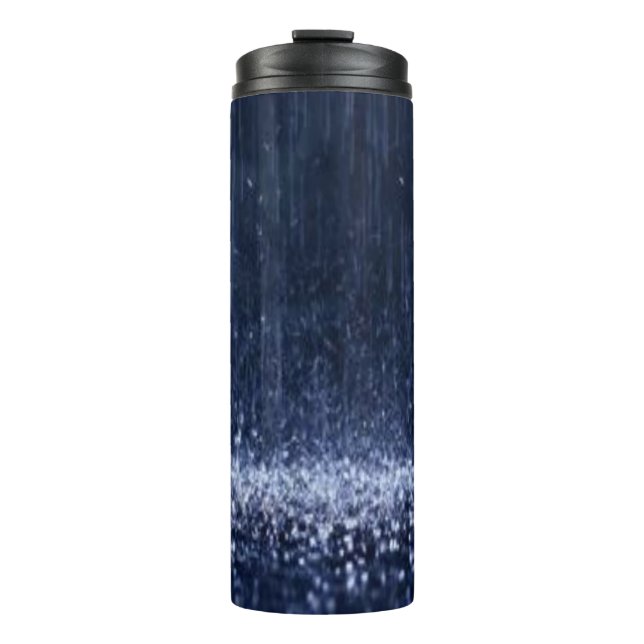 Garrafa Térmica Thermal Tumbler Blue Rain  (Frente)