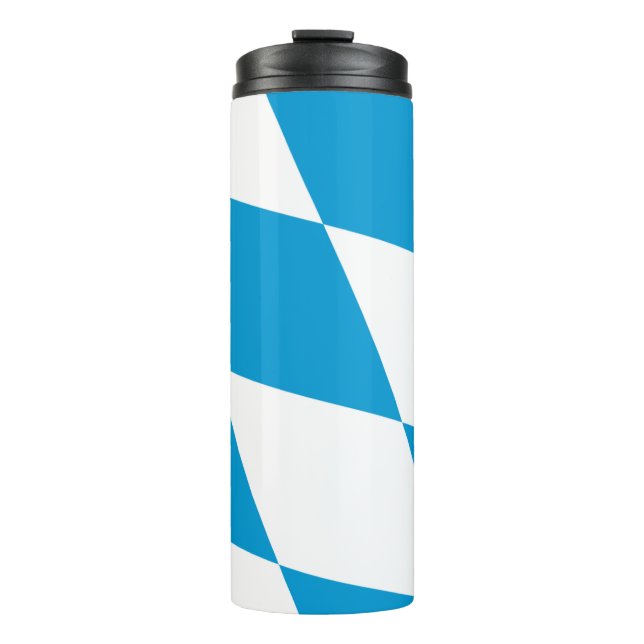 Garrafa Térmica Thermal Tumbler com bandeira da Baviera, Alemanha (Frente)