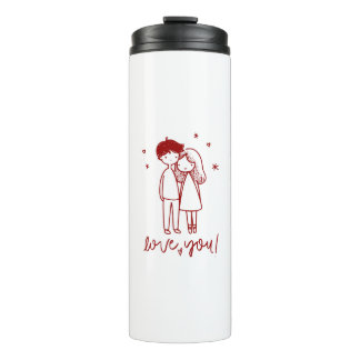 Garrafa Térmica Thermal Tumbler - Sentimental and Love Line