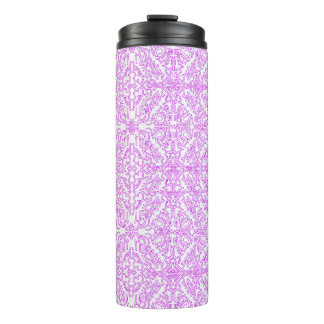 Garrafa Térmica Thermal Tumbler Soft Pink Dream Mandala pattern 