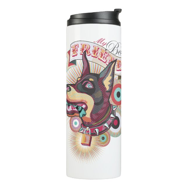 Garrafa Térmica Thermal Tumbler – Urban Loyalty Doberman Pop-Art  (Giro à esquerda)