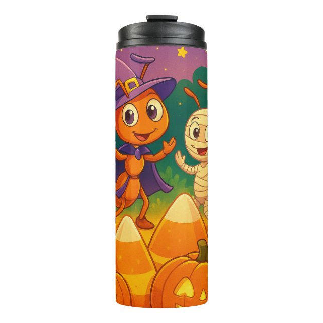Garrafa Térmica Thermal Tumblers - Halloween Ant party  (Frente)