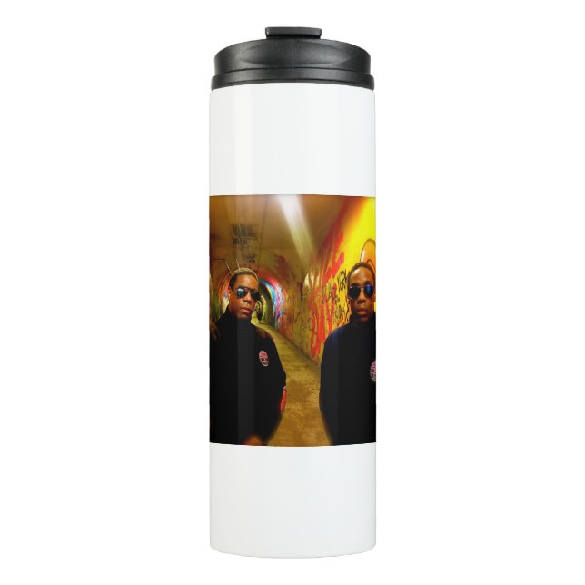 GARRAFA TÉRMICA THOMPSON SPIN TWINS (MERCHANDISE OFICIAL) TOUR (Frente)