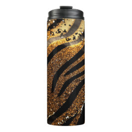 Garrafa Térmica Tiger Glitter Thermal Tumbler 12oz