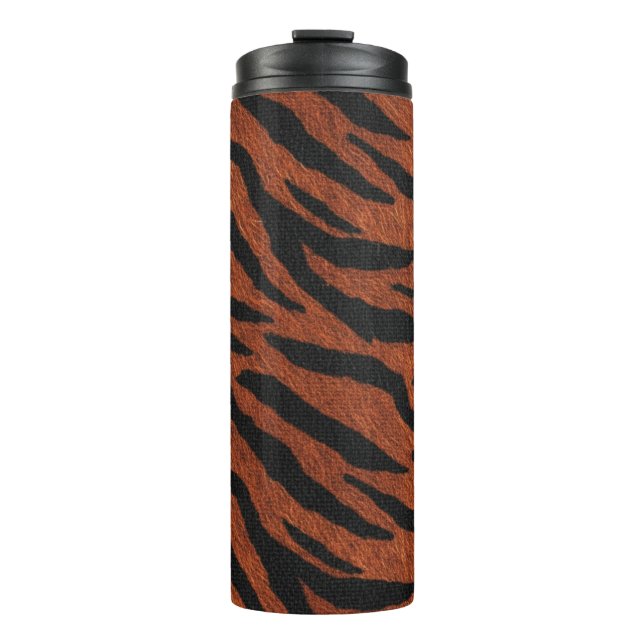 Garrafa Térmica Tiger Stripe Wild Pattern (Frente)